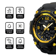 Reloj Digital y Analógico Deportivo Contra Agua 1155b Redlemon Technology México
