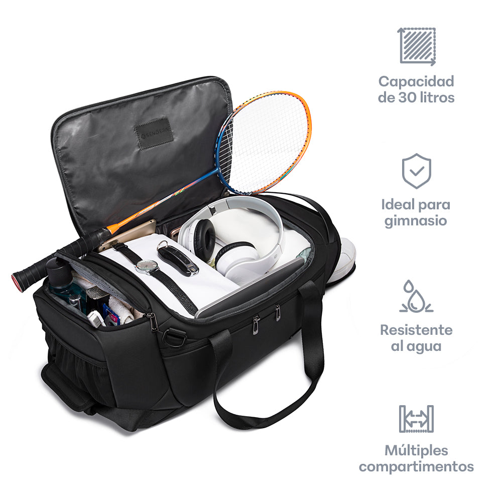 Maleta Mochila Deportiva de 30 L con Compartimento Húmedo — vista complementaria