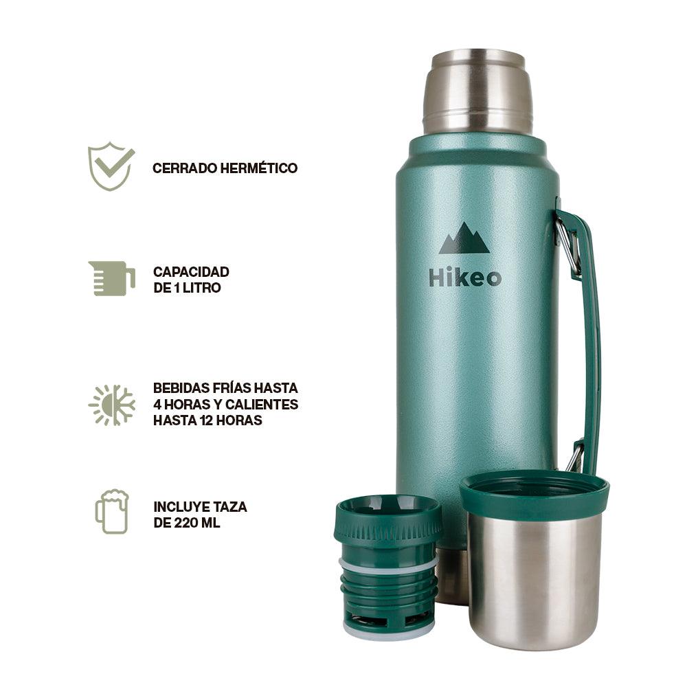 Termo para Café y Agua de Acero Inoxidable Doble Pared 1 Litro - Redlemon