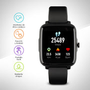 Smartwatch Reloj Inteligente Funciones de Salud Mod. W95