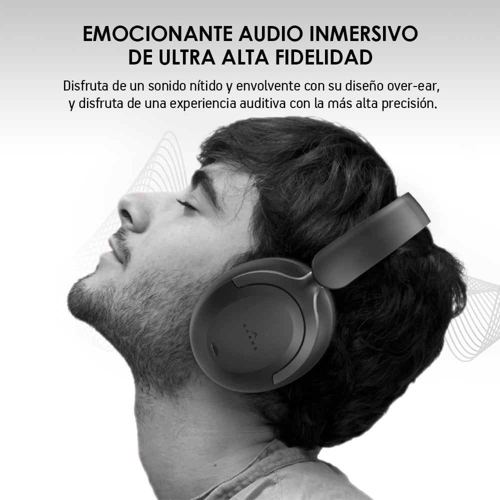 Audífonos Bluetooth 5.4 con Cancelación Activa de Ruido AKANE — presentación del producto