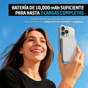 Power Bank Magnético de 10,000 mAh con Carga de 15 W — presentación del producto