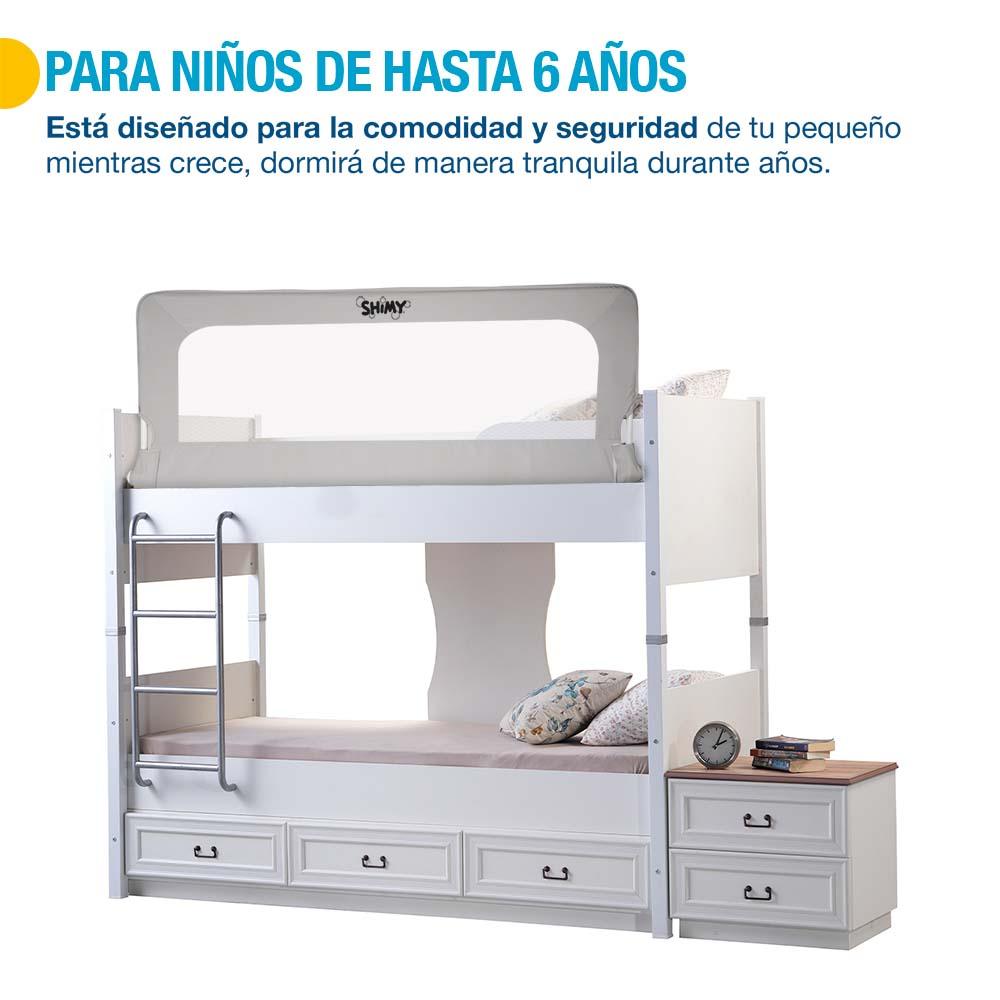 Barandal para Cama de Niños de Altura Ajustable Universal - Redlemon