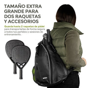 Mochila para Pádel de 10 L con Espacio para 2 Palas — detalle del producto