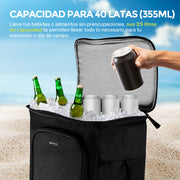 Hielera Térmica Aislada con Ruedas para 40 Latas (25 Litros)