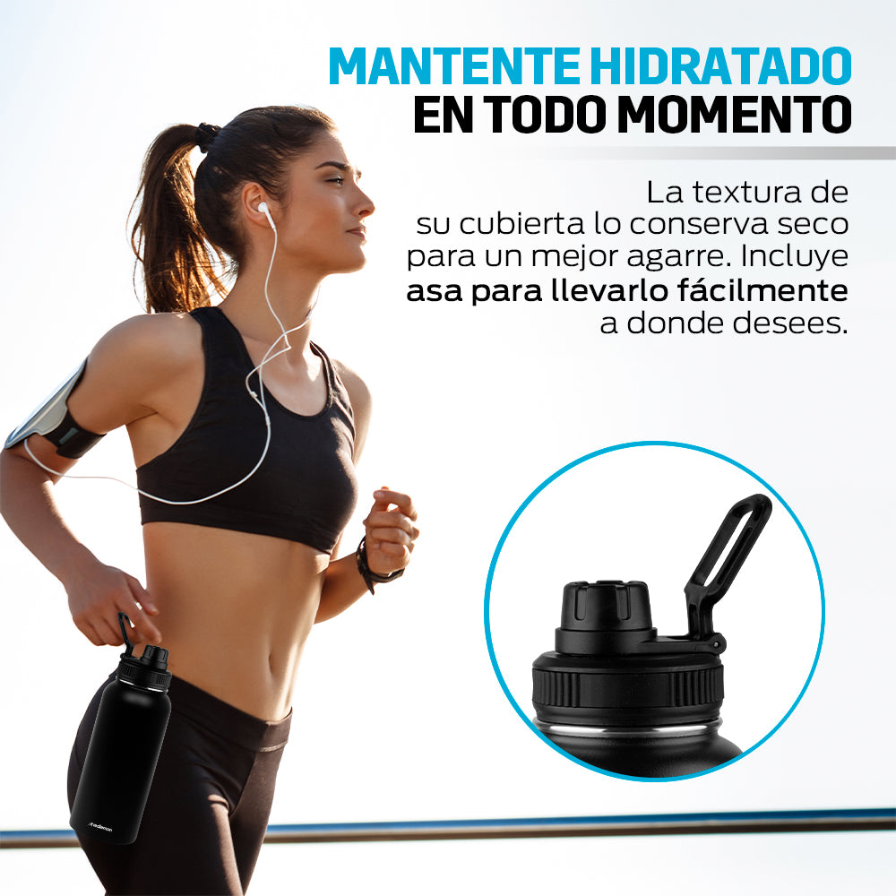 Termo de Acero Inoxidable de 940 ml con Doble Pared — detalle del producto
