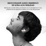Audífonos Inalámbricos Bluetooth Cancelación de Ruido Activa ANC Ultra HD