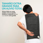 Compresa eléctrica 61 x 30 cm con 10 niveles de calor — detalle del producto