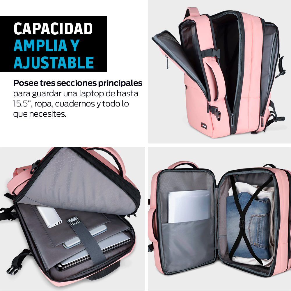 Mochila para Laptop Antirrobo Extra Grande con Puerto USB Redlemon Technology México