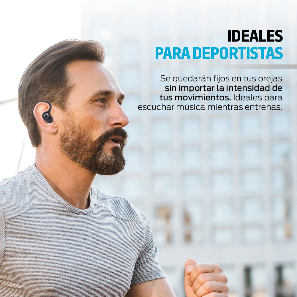 Audífonos Inalámbricos Air-Sport 2 Bluetooth 5.1 Contra Agua IPX4 Redlemon Technology México