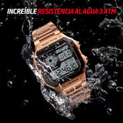 Reloj Digital Clásico con Correa de Metal Mod. 1335 Redlemon Technology México