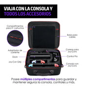 Funda Rígida de Viaje para Nintendo Switch y Modelo OLED Redlemon Technology México