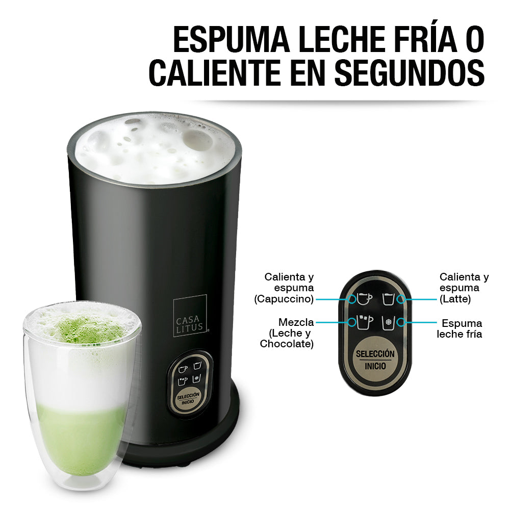 Espumador de Leche Eléctrico de 350 ml con 5 Funciones — detalle del producto