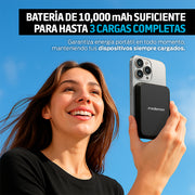 Power Bank Magnético de 10,000 mAh con Carga de 15 W — detalle del producto