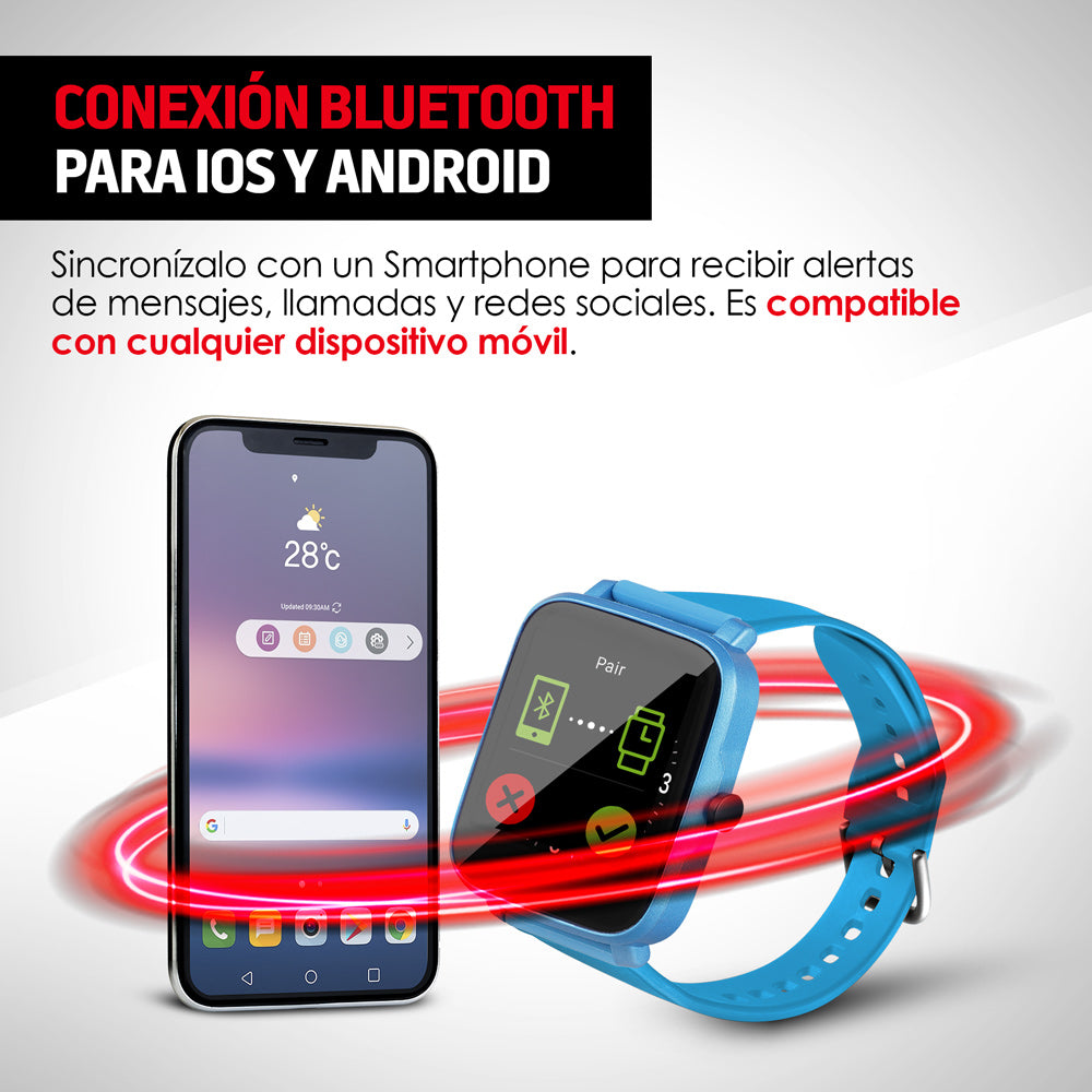 Smartwatch Reloj Inteligente Funciones de Salud Mod. W95