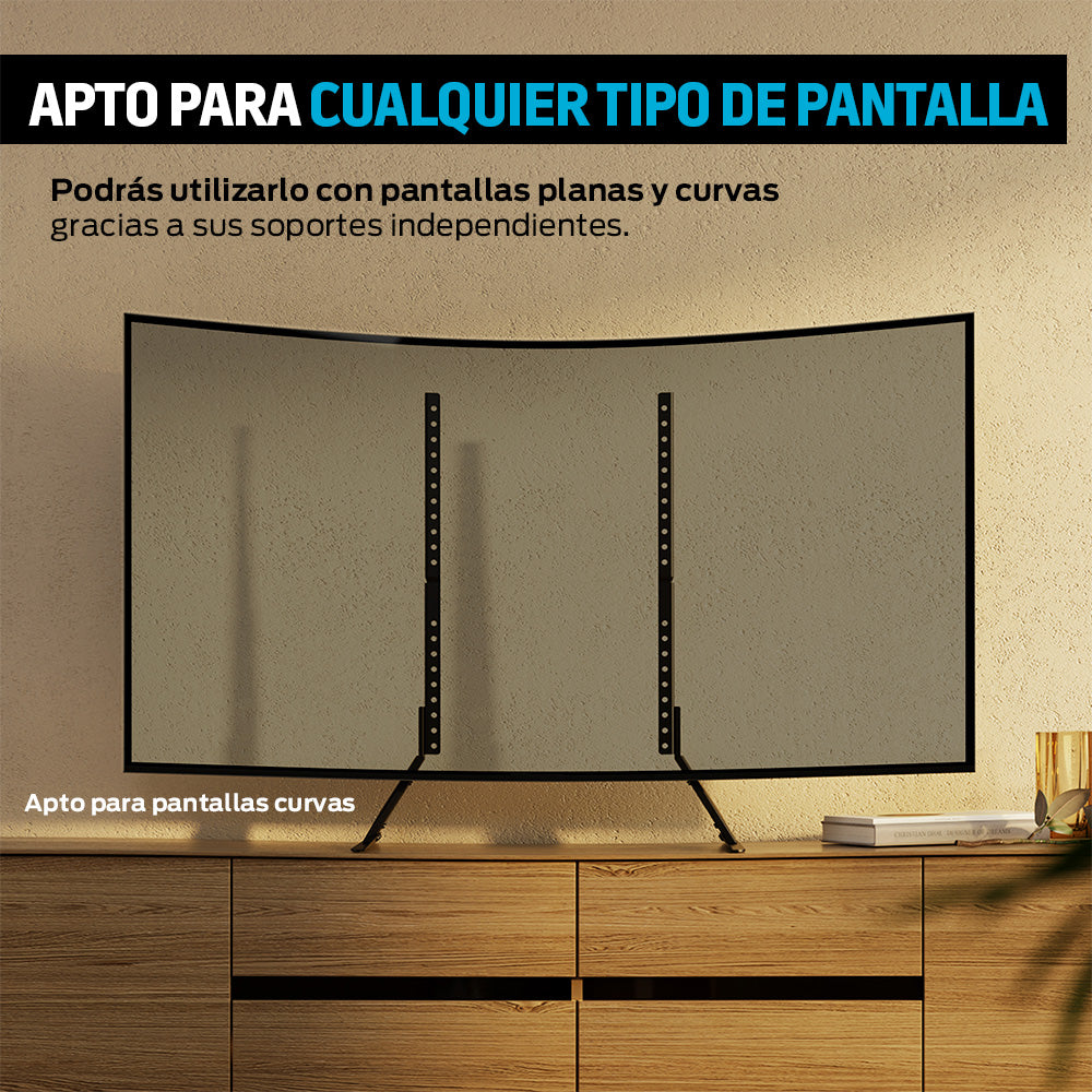 Soporte Universal Patas para TV Pantalla de 23" a 75" Pulgadas