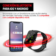 Smartwatch Reloj Inteligente Funciones de Salud Mod. W95