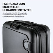 Maleta Carry On 20” Expandible Equipaje de Mano Plegable con Candado