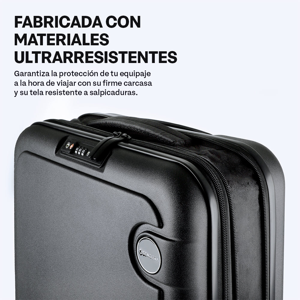 Maleta Carry On 20” Expandible Equipaje de Mano Plegable con Candado