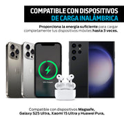 Power Bank Magnético de 10,000 mAh con Carga de 15 W — características destacadas