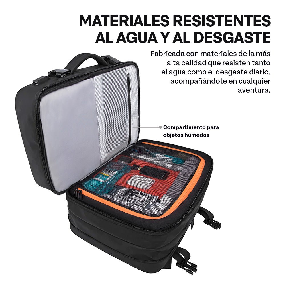 Mochila Expandible de 22 a 35 L para Laptop de 18 Pulgadas — características destacadas