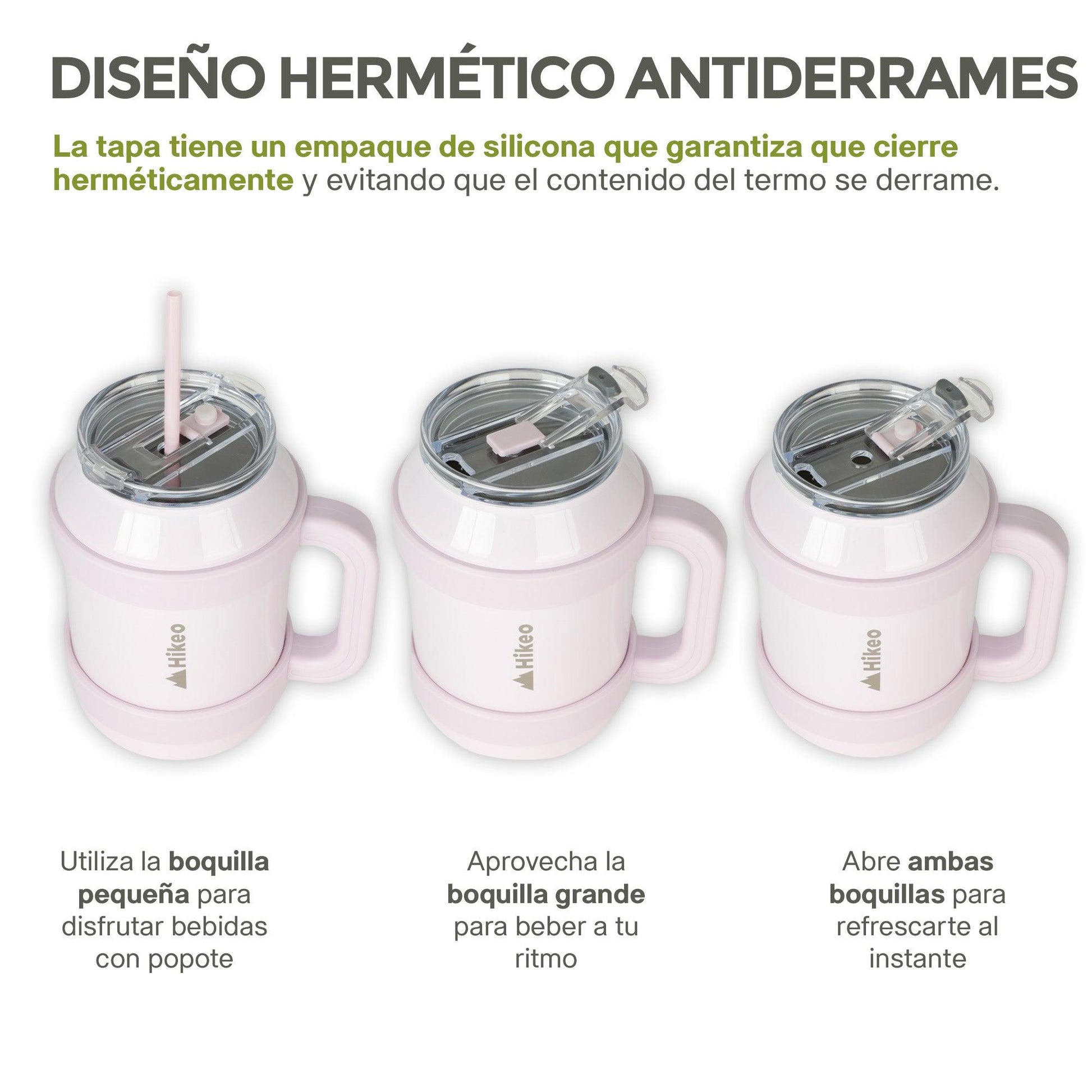 Termo de Acero Inoxidable de Doble Pared Vaso Térmico Extra Grande 1.5L - Redlemon