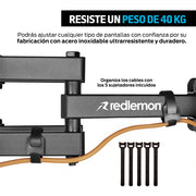 Soporte Articulado para TV de 37 a 80 Pulgadas, hasta 40 kg — características destacadas