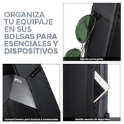 Mochila de 21 L para Laptop de 16.5 Pulgadas con Candado — características destacadas