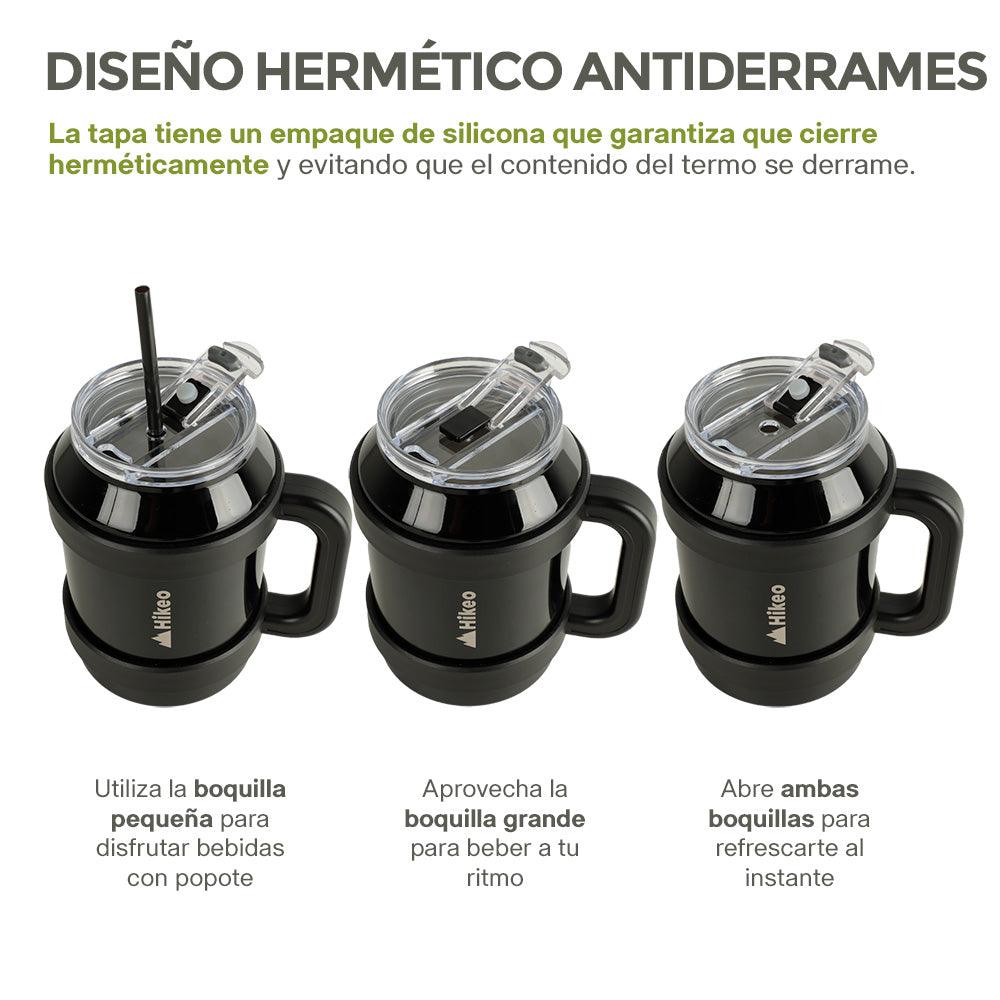 Termo de Acero Inoxidable de Doble Pared Vaso Térmico Extra Grande 1.5L - Redlemon