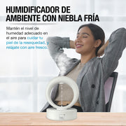 Difusor de Aceites Esenciales y Humidificador con Goteo Antigravedad Decorativo