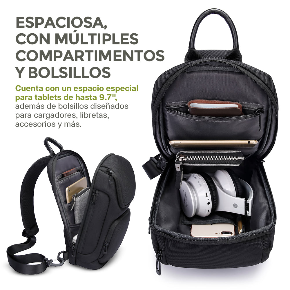 Mochila Crossbody para Tablet de 9.7 Pulgadas Resistente al Agua — características destacadas