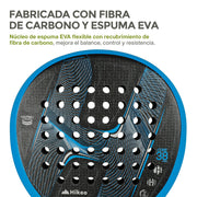 Pala de Pádel Premium con Funda, Pelotas y Grip, Raqueta para todos los Niveles