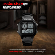 Reloj Digital Clásico con Correa de Metal Mod. 1335 Redlemon Technology México