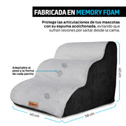 Escalera de Espuma para Perro de 3 Peldaños y 40 cm — detalle de diseño