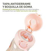 Termo para Agua para Niños de Tritán Indestructible 2 Pz. 400 ml