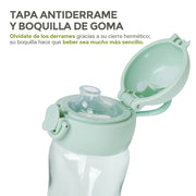 Termo para Agua para Niños de Tritán Indestructible 2 Pz. 400 ml