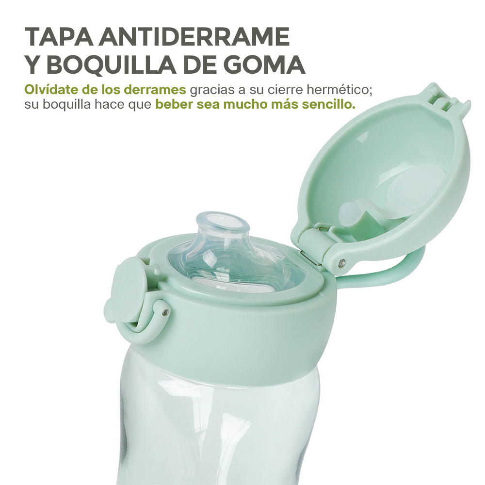 Termo para Agua para Niños de Tritán Indestructible 2 Pz. 400 ml
