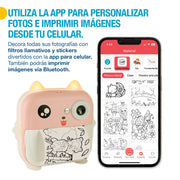 Cámara Fotográfica Digital para Niños con Impresión Instantánea de Fotos