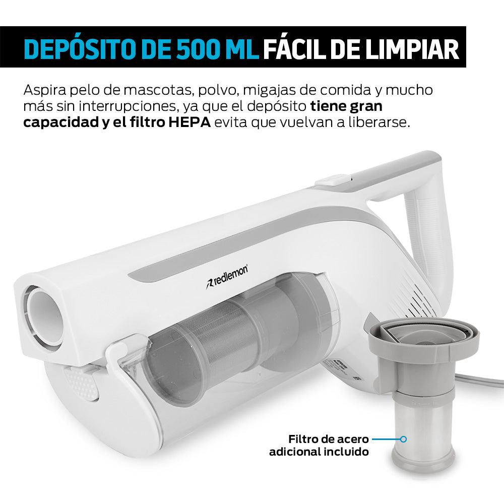 Aspiradora Alámbrica 2 en 1: Vertical y de Mano con Filtro HEPA - Redlemon