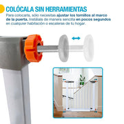 Reja para Bebé y Perro 85 cm de Altura, 75 a 82 cm de Ancho - Redlemon
