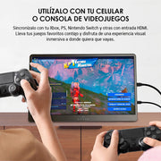 Monitor Portátil Full HD de 15.6” para Laptop, Tablet y Celular Android - Redlemon