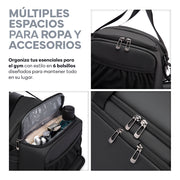 Maleta Mochila Deportiva de 30 L con Compartimento Húmedo — detalle de diseño