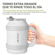 Termo de Acero Inoxidable 1.5 L con Popote y Asa HIKEO — vista adicional 13