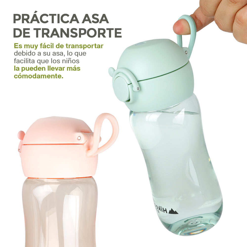 Termo para Agua para Niños de Tritán Indestructible 2 Pz. 400 ml