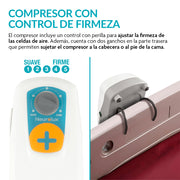 Colchón de Presión Alterna 200 x 90 cm con Compresor — funciones y uso