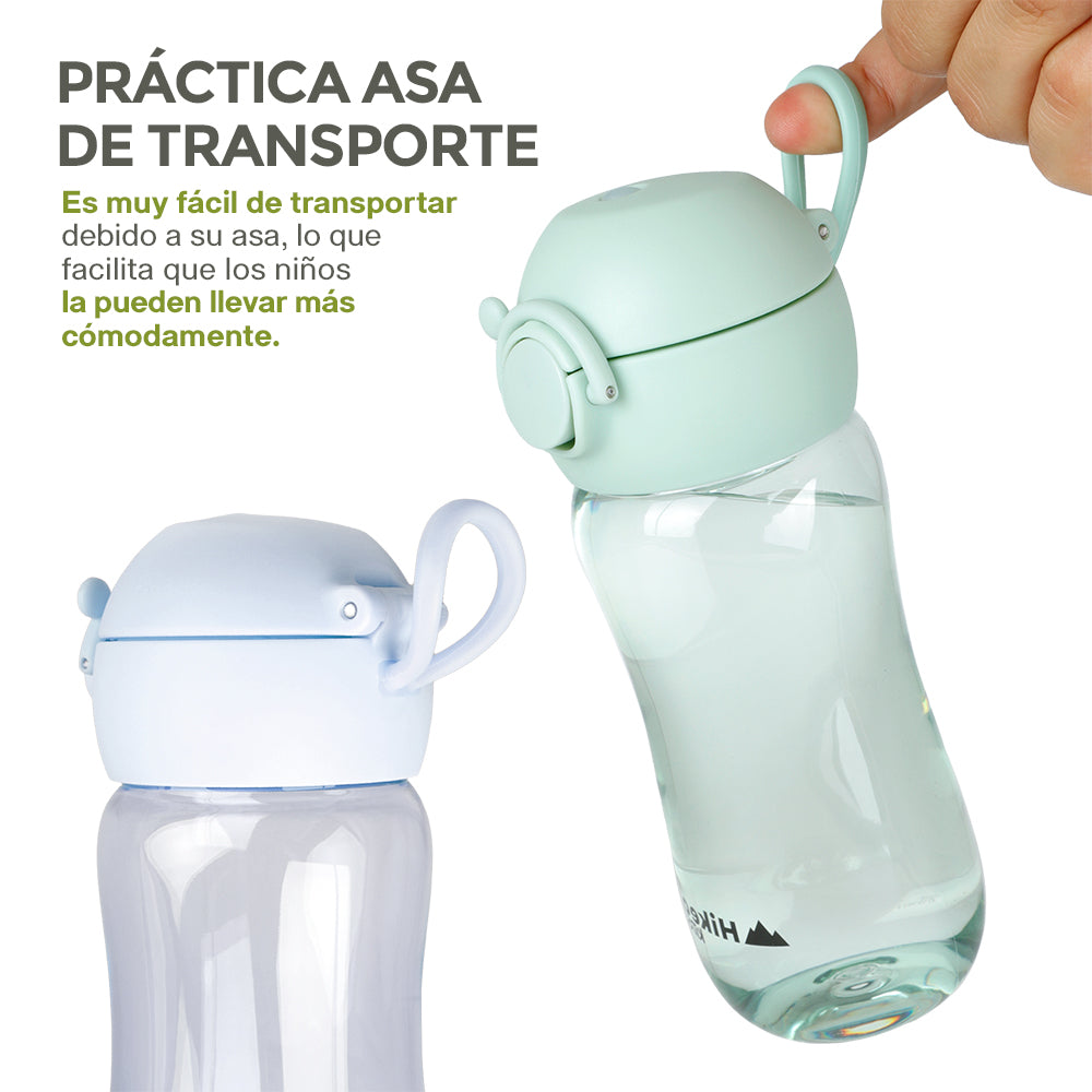 Termo para Agua para Niños de Tritán Indestructible 2 Pz. 400 ml