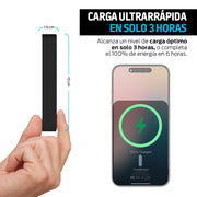 Power Bank Magnético de 10,000 mAh con Carga de 15 W — funciones y uso