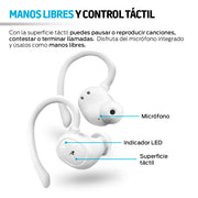 Audífonos Inalámbricos Air-Sport 2 Bluetooth 5.1 Contra Agua IPX4 Redlemon Technology México