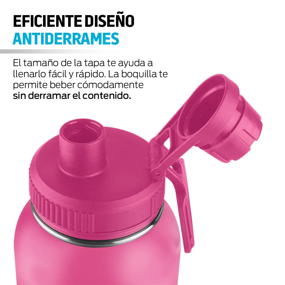 Termo de Acero Inoxidable Térmico hasta 24 Hrs 532 Ml Redlemon Technology México