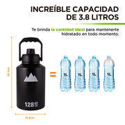 Termo de Acero Inoxidable Doble Pared de Aislamiento Térmico Hikeo Redlemon Technology México